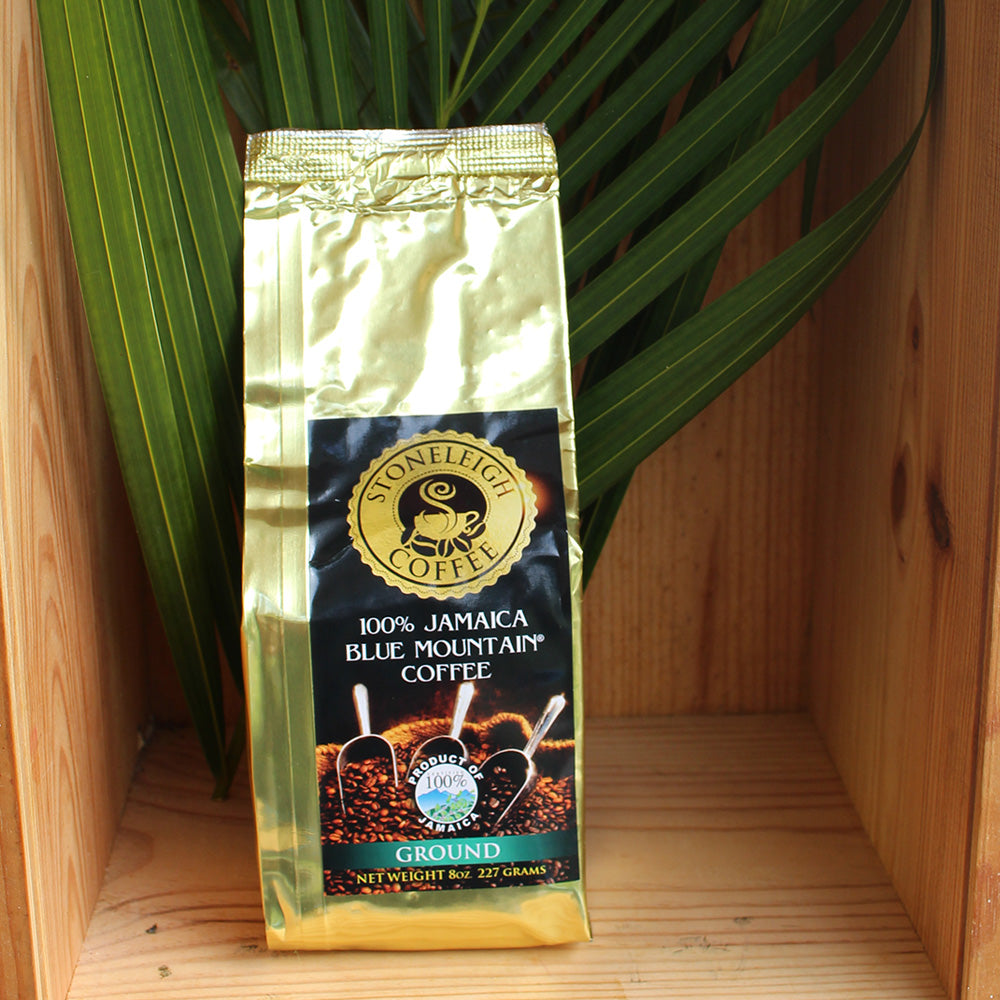 100% JAMAICA BLUE MOUNTAIN COFFEE- 8OZ GROUND